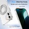 Clear Magnetic Case with Ring Stand for various Apple iPhone 17, 16, 15 Models, Fit for MagSafe, Shock Absorption Bumper, Soft Flexible TPU, Shock Resistant, Fingerprint Resistant, Protection